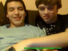 Outstanding twink gay couple on webcam